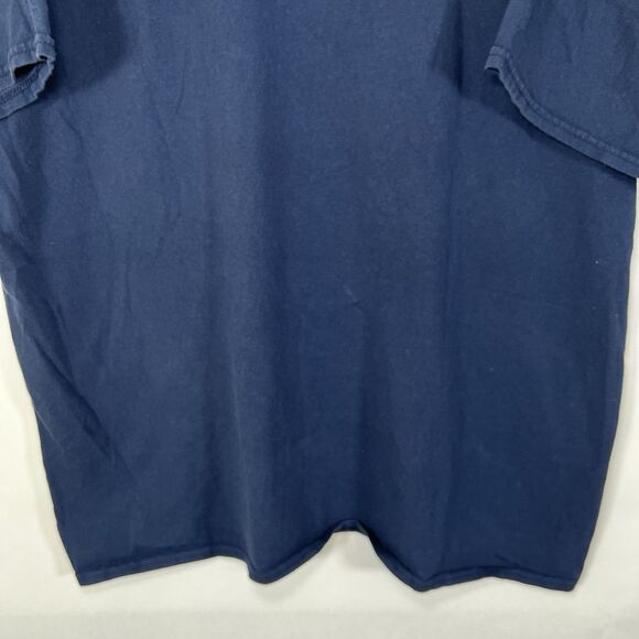 Snoopy Moon Landing Anniversary T Shirt Adult Size XL Navy Blue Gildan Tag USA - Picture 10 of 10